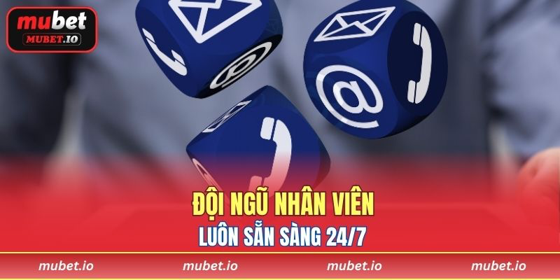 Đội ngũ nhân viên luôn sẵn sàng 24/7